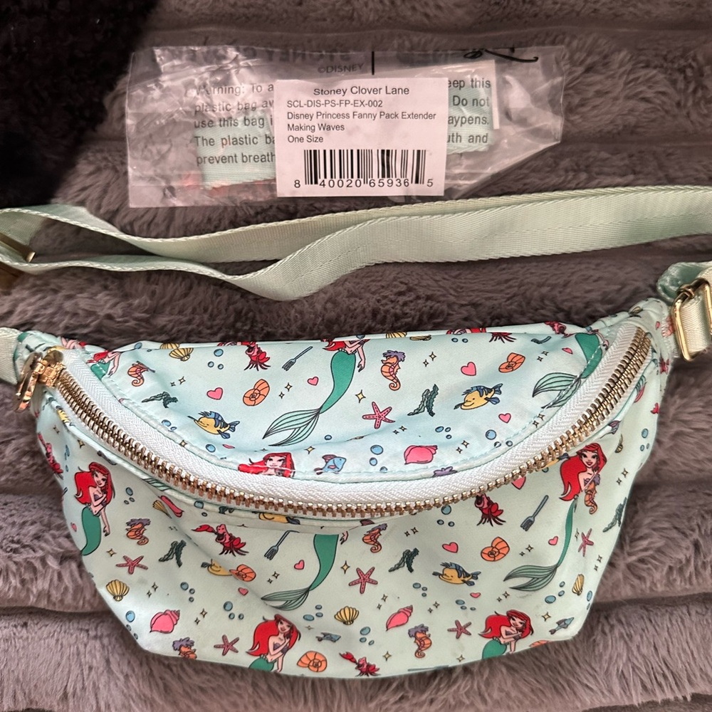 RARE Stoney Clover Ariel Making Waves Fanny pack with belt extender